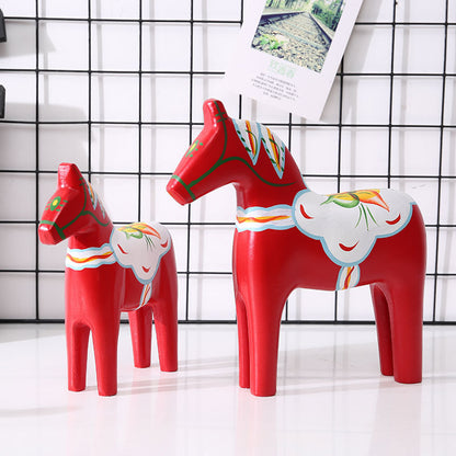Decorative Horse Figurine Set Homeandso