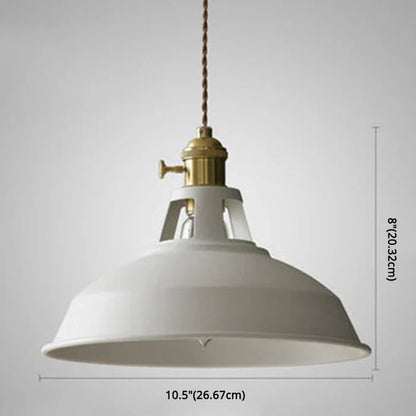 IronGlow Industrial Retro Hanging Lamp made of Metal, E27