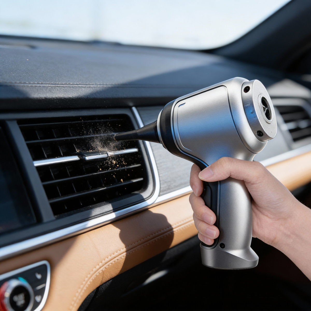 Powerful cordless car vacuum cleaner for deep cleaning