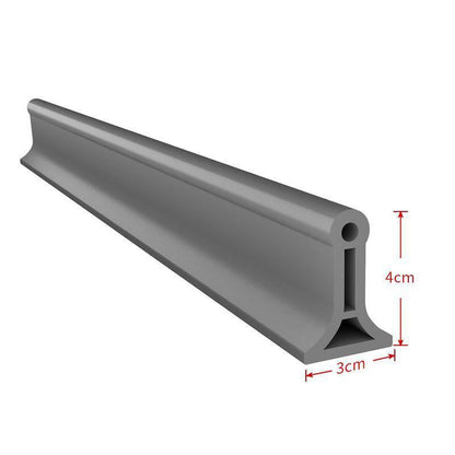 Silicone Water Retention Strip | Flexible Splash Guard for Shower, Bathroom & Kitchen