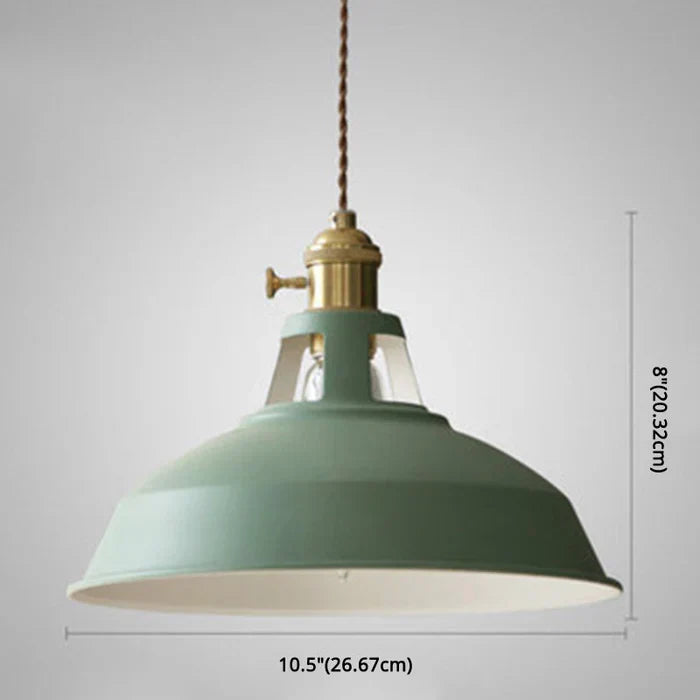 IronGlow Industrial Retro Hanging Lamp made of Metal, E27