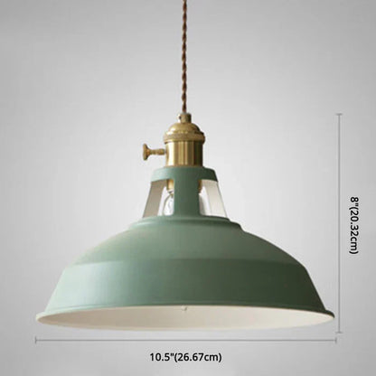 IronGlow Industrial Retro Hanging Lamp made of Metal, E27