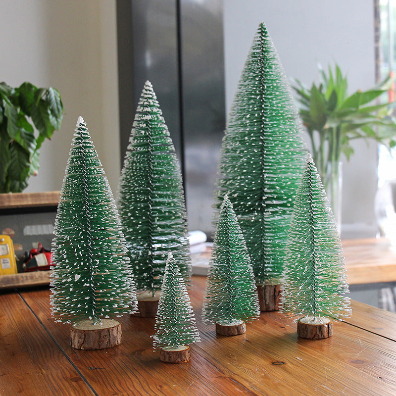 Decorative Miniature Christmas Tree Set