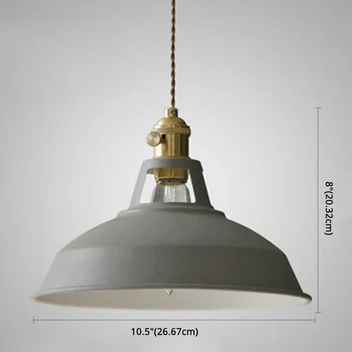 IronGlow Industrial Retro Hanging Lamp made of Metal, E27