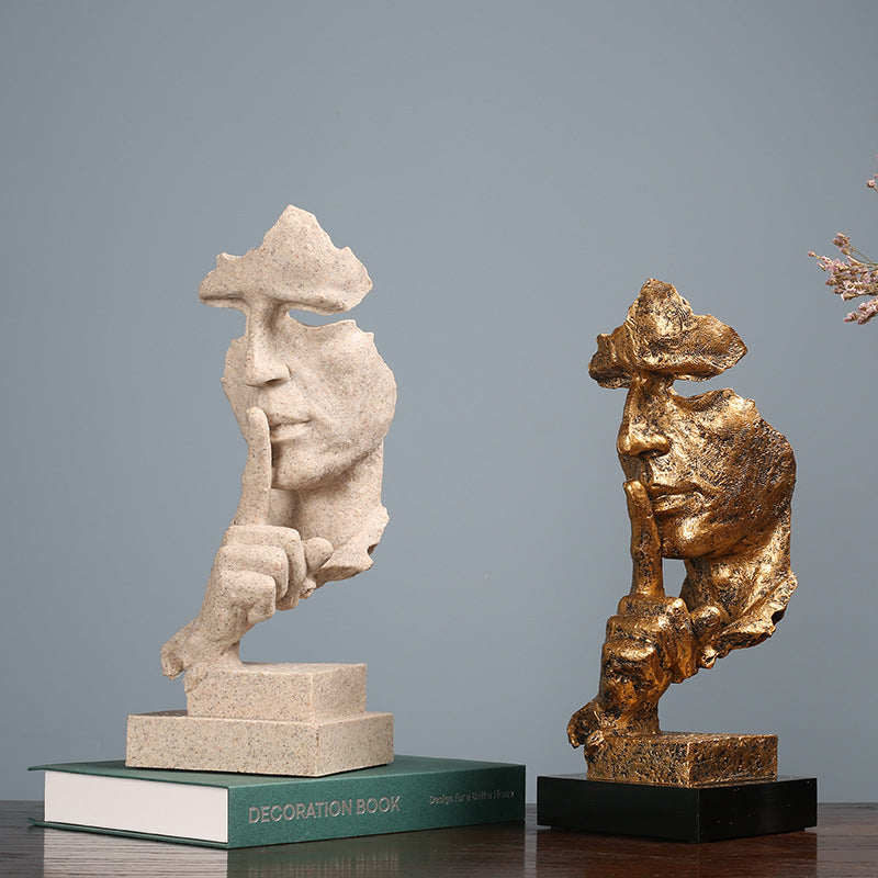 Contemporary Human Figurine Sculpture Homeandso