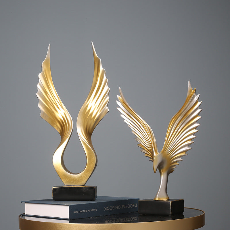 Abstract Winged Sculpture Homeandso