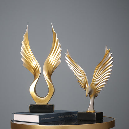 Abstract Winged Sculpture Homeandso