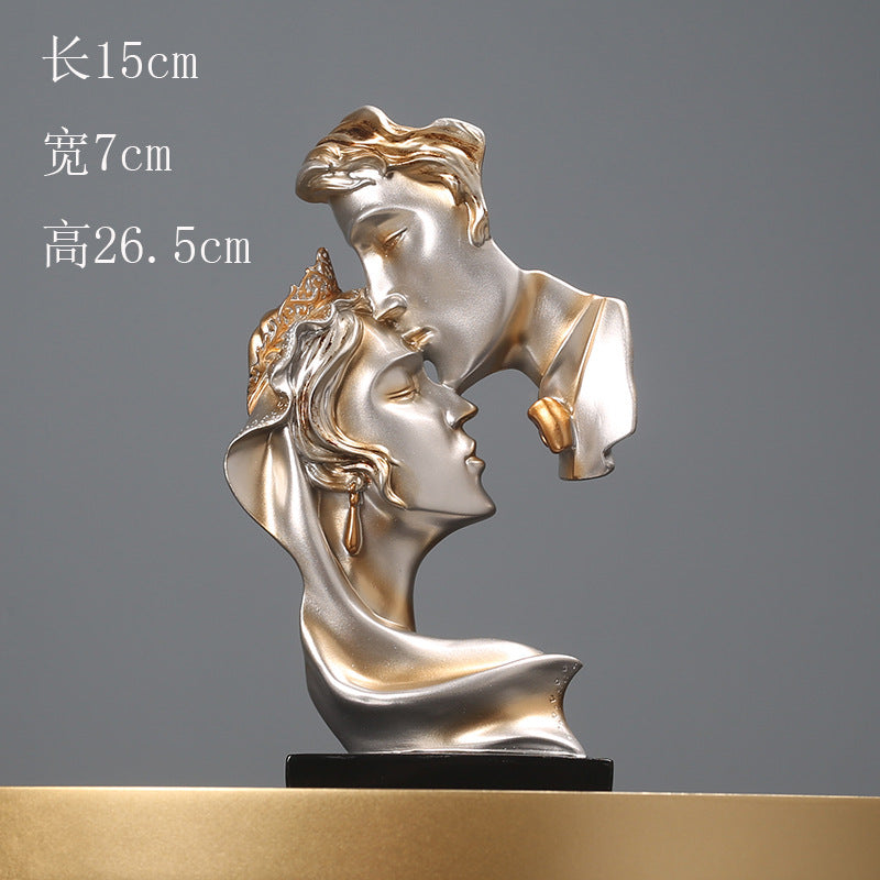 Romantic Couple Decorative Sculpture Homeandso
