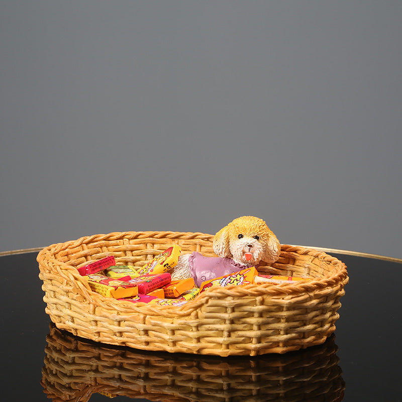 Decorative Dog Figurine Set Homeandso