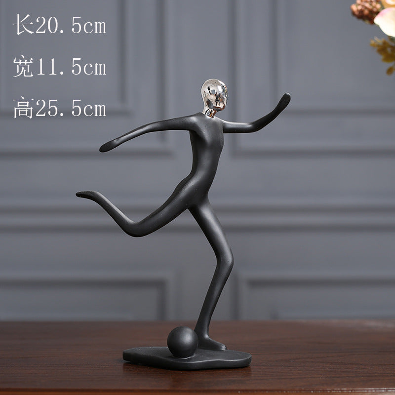 Modern Microphone Stand Figurine Homeandso