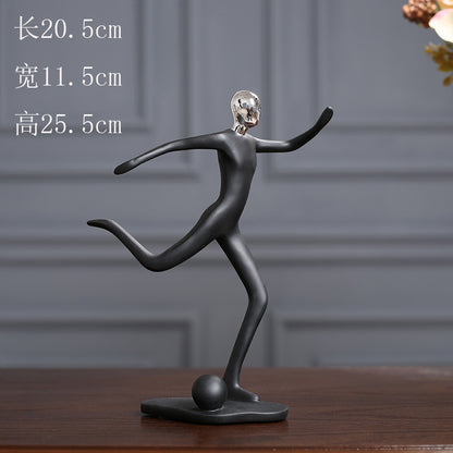 Modern Microphone Stand Figurine Homeandso