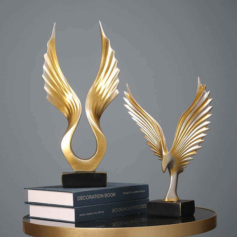 Abstract Winged Sculpture Homeandso