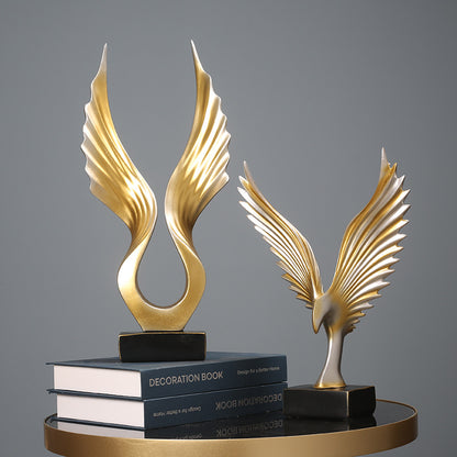 Abstract Winged Sculpture Homeandso