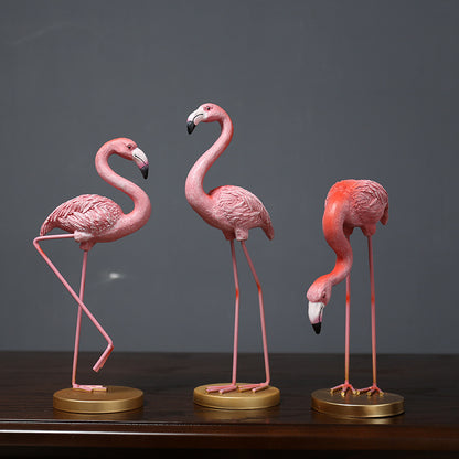 Decorative Flamingo Sculpture Homeandso
