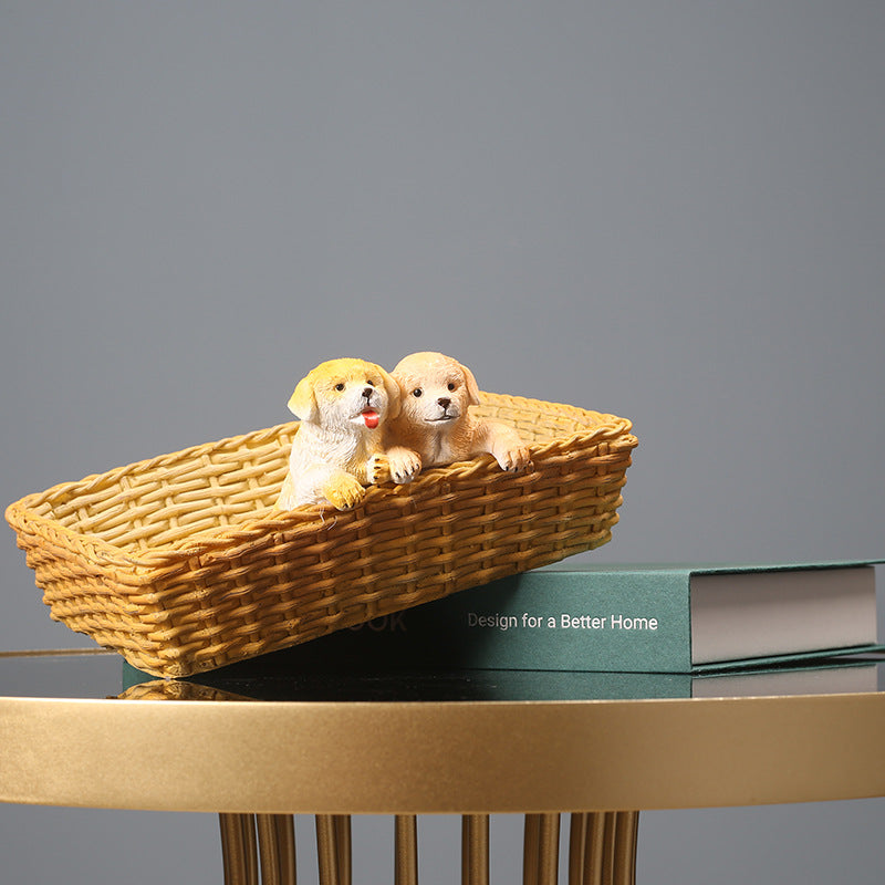Decorative Dog Figurine Set Homeandso