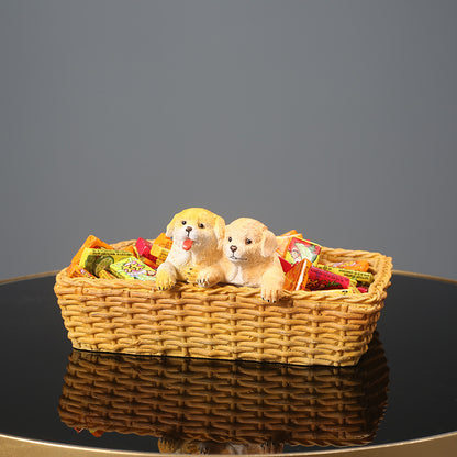 Decorative Dog Figurine Set Homeandso