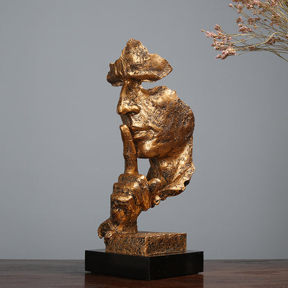 Contemporary Human Figurine Sculpture Homeandso