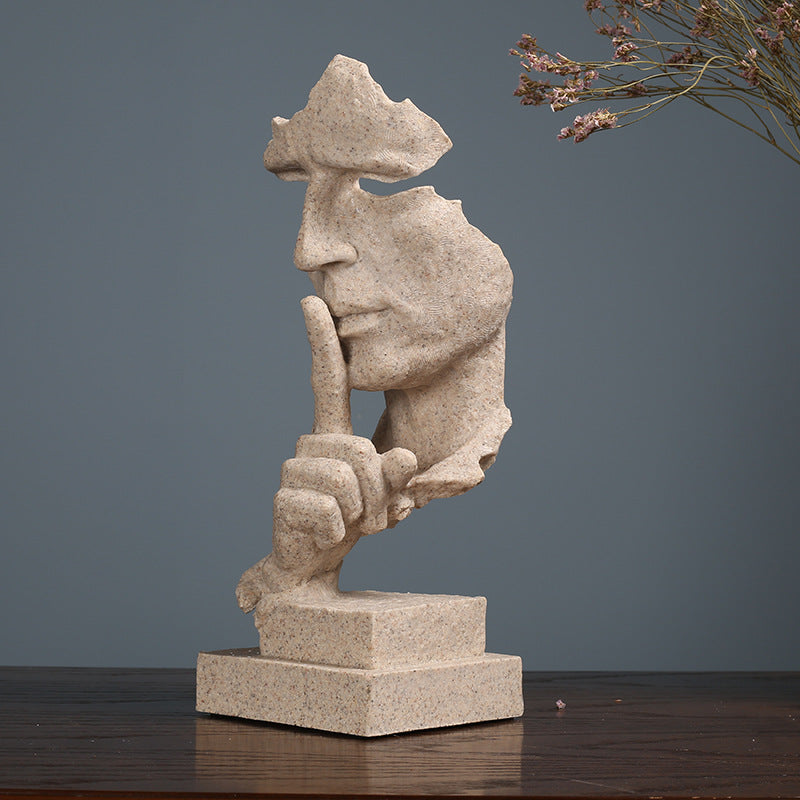 Contemporary Human Figurine Sculpture Homeandso