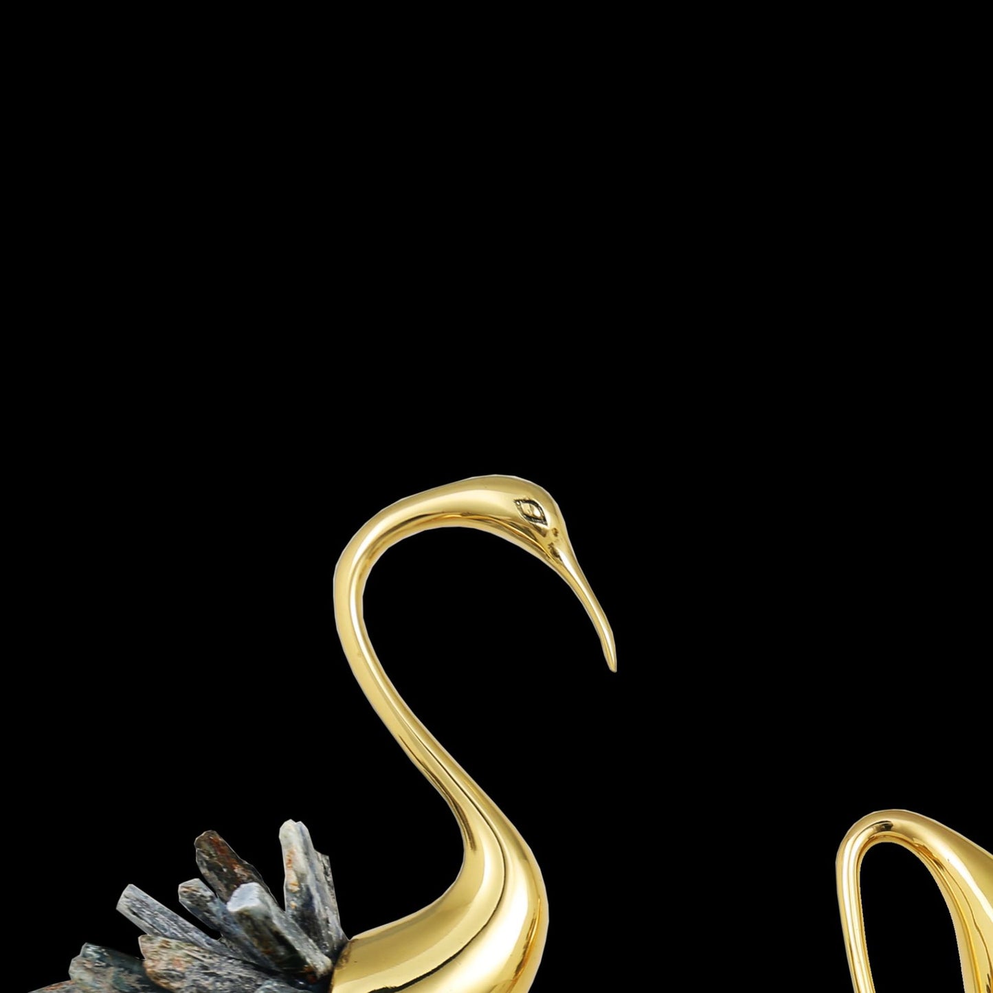 Elegant Crane Decorative Sculpture Homeandso