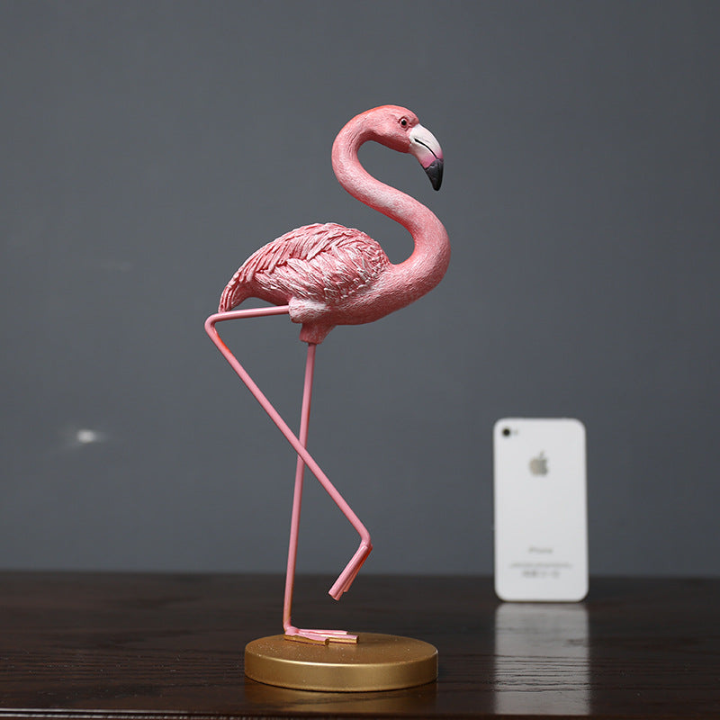 Decorative Flamingo Sculpture Homeandso
