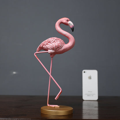 Decorative Flamingo Sculpture Homeandso