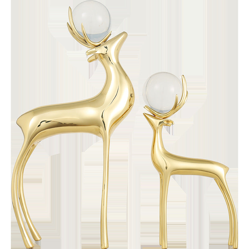 Home Decor Decorative Deer Figurines Homeandso