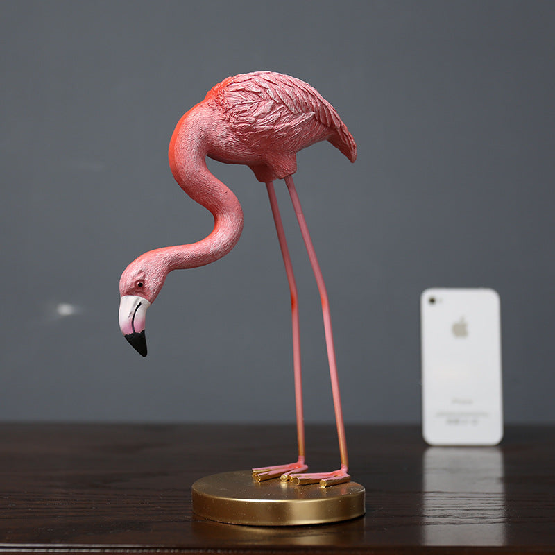 Decorative Flamingo Sculpture Homeandso