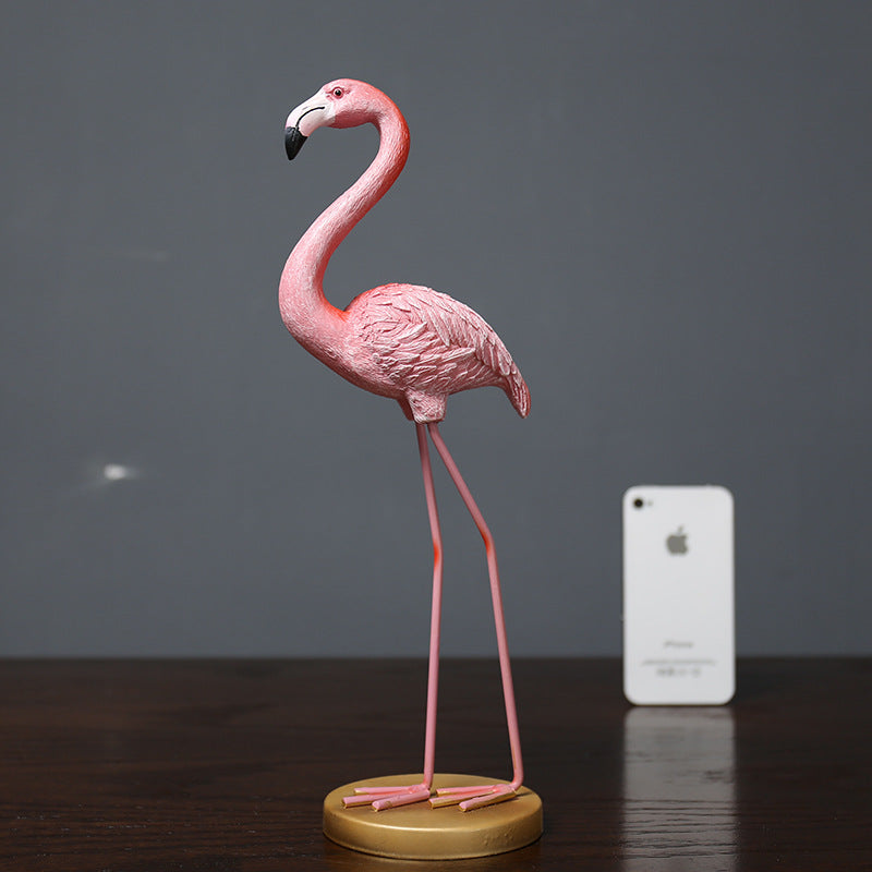 Decorative Flamingo Sculpture Homeandso