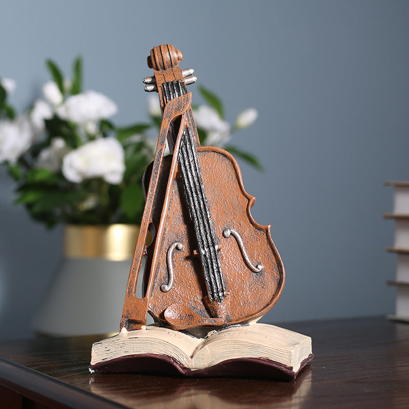Decorative Violin Sculpture Homeandso