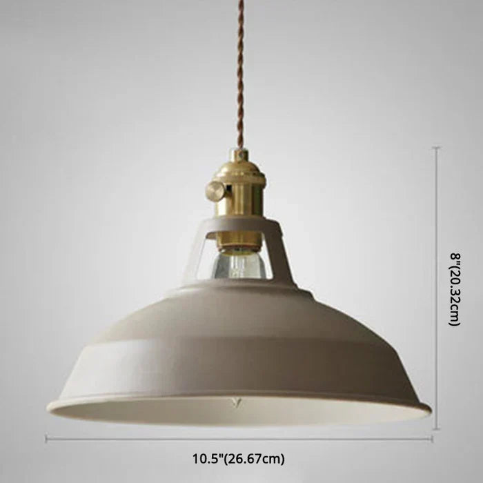 IronGlow Industrial Retro Hanging Lamp made of Metal, E27