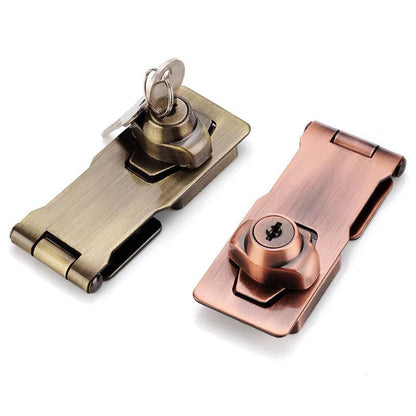 Door lock bolt | Installation without drilling with key