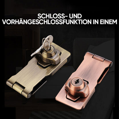 Door lock bolt | Installation without drilling with key