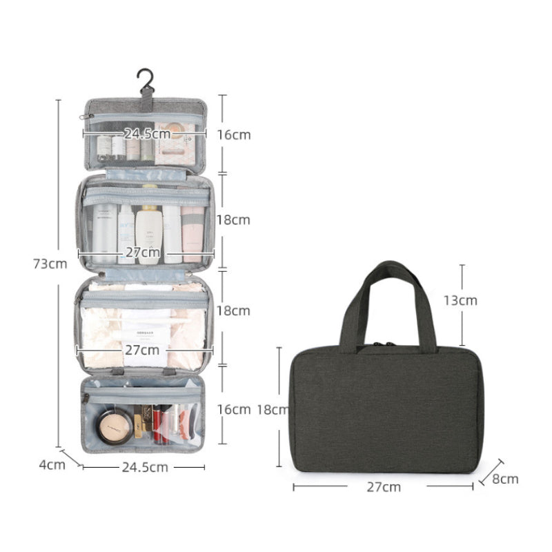Cosmetic organizer for travel