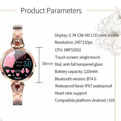 AquaFit Smartwatch | Waterproof Fitness Tracking | Multiple Colors