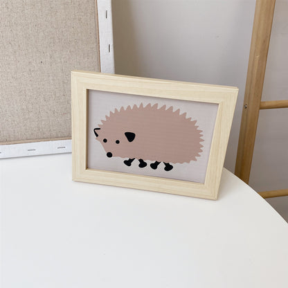 Cute Hedgehog Art Print Frame