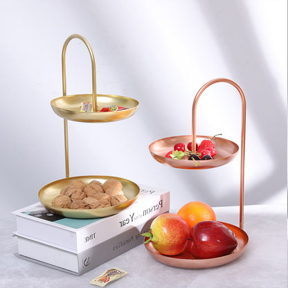 Heart-Shaped Two-Tiered Dessert Stand Homeandso