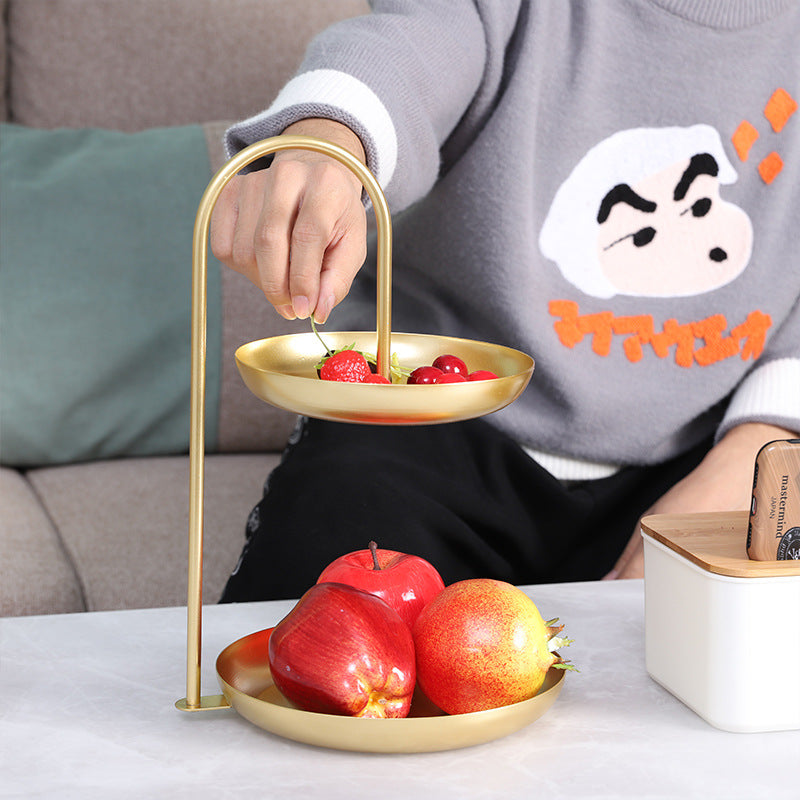 Heart-Shaped Two-Tiered Dessert Stand Homeandso