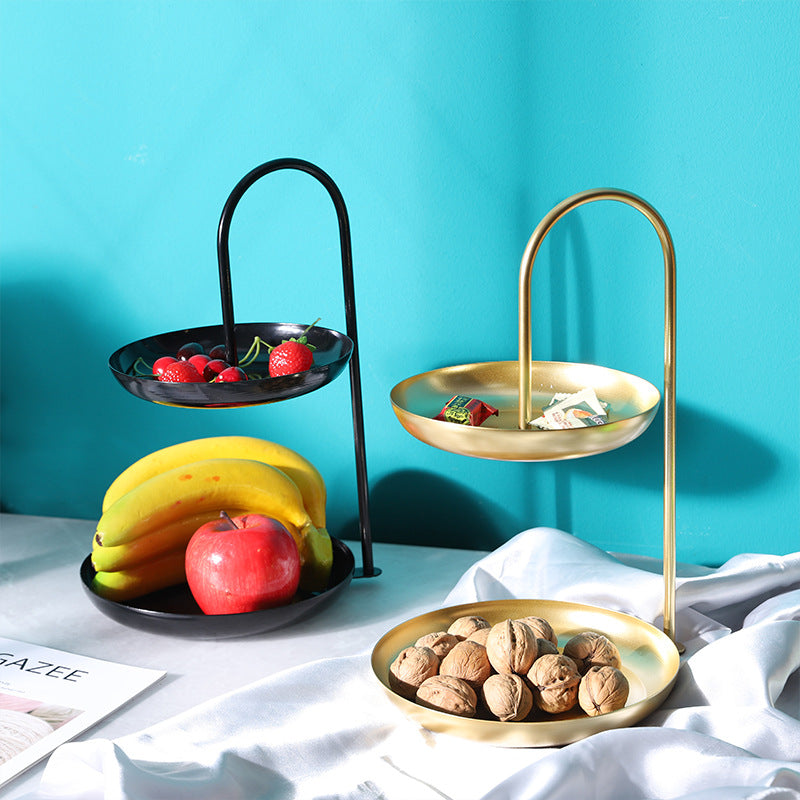 Heart-Shaped Two-Tiered Dessert Stand Homeandso