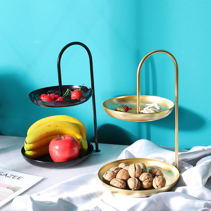 Heart-Shaped Two-Tiered Dessert Stand Homeandso
