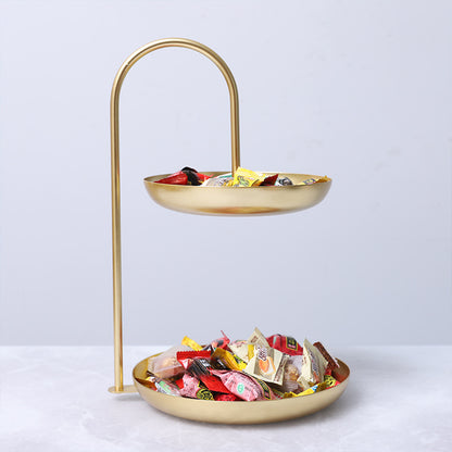 Heart-Shaped Two-Tiered Dessert Stand Homeandso