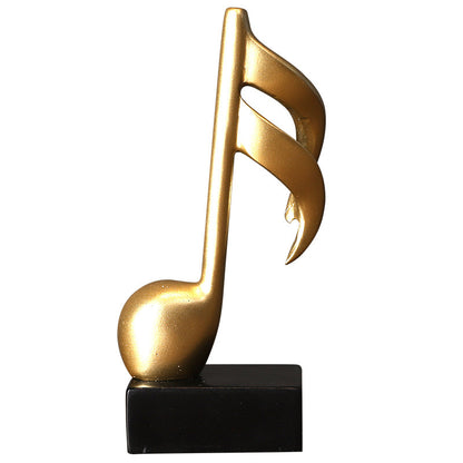 Elegant Musical Note Sculpture Homeandso