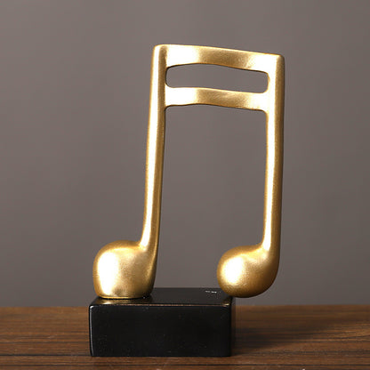 Elegant Musical Note Sculpture Homeandso