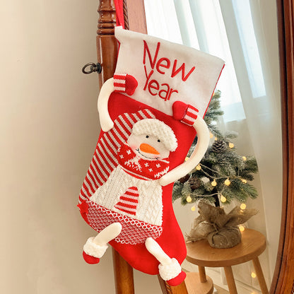 Festive Decorative New Year Stocking