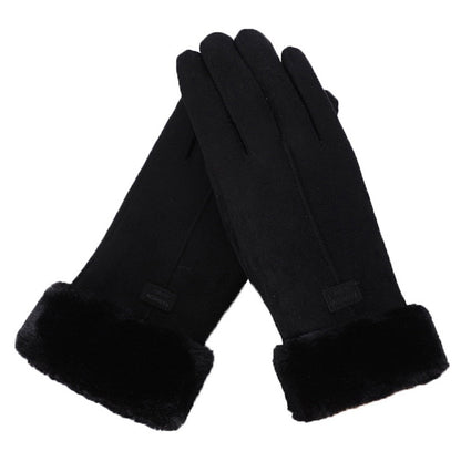 Warm waterproof winter gloves with touchscreen compatibility