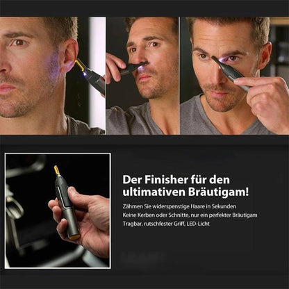 Precision Eyebrow Trimmer | Ultra-thin Electric Detail Shaver | Black