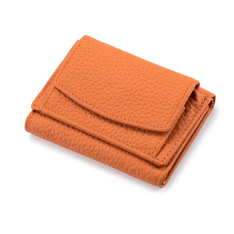 Handcrafted RFID wallet made of soft leather
