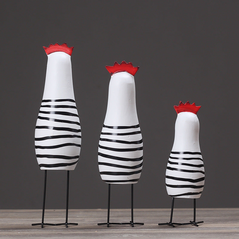 Decorative Chicken Sculptures Homeandso
