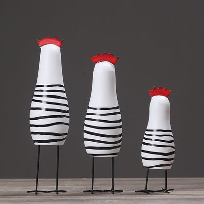 Decorative Chicken Sculptures Homeandso