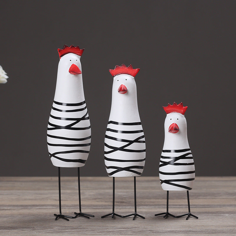 Decorative Chicken Sculptures Homeandso
