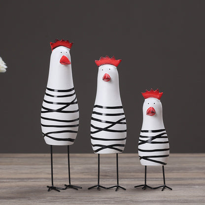 Decorative Chicken Sculptures Homeandso
